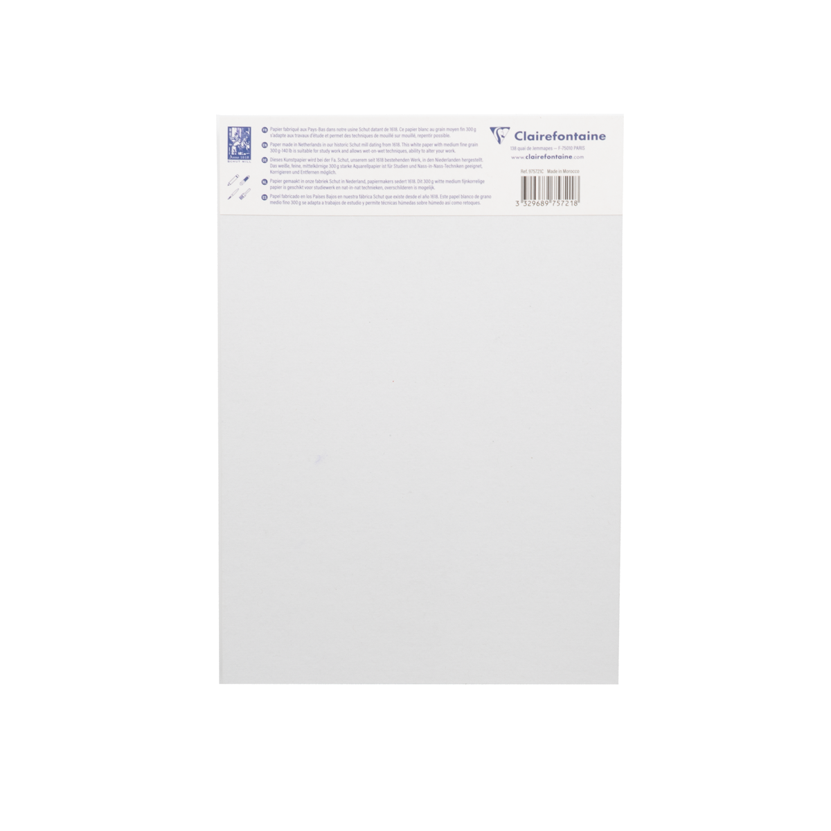 Clairefontaine Fontaine Aquapad Watercolor Paper