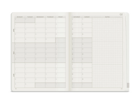 2026 B6 Weekly Planner | Core | Stacked Weekends - Aplenglow