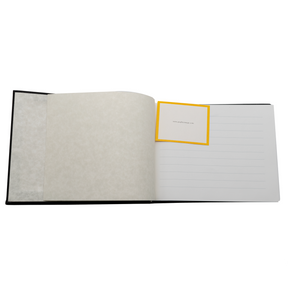 Graphic Image Black Guestbook