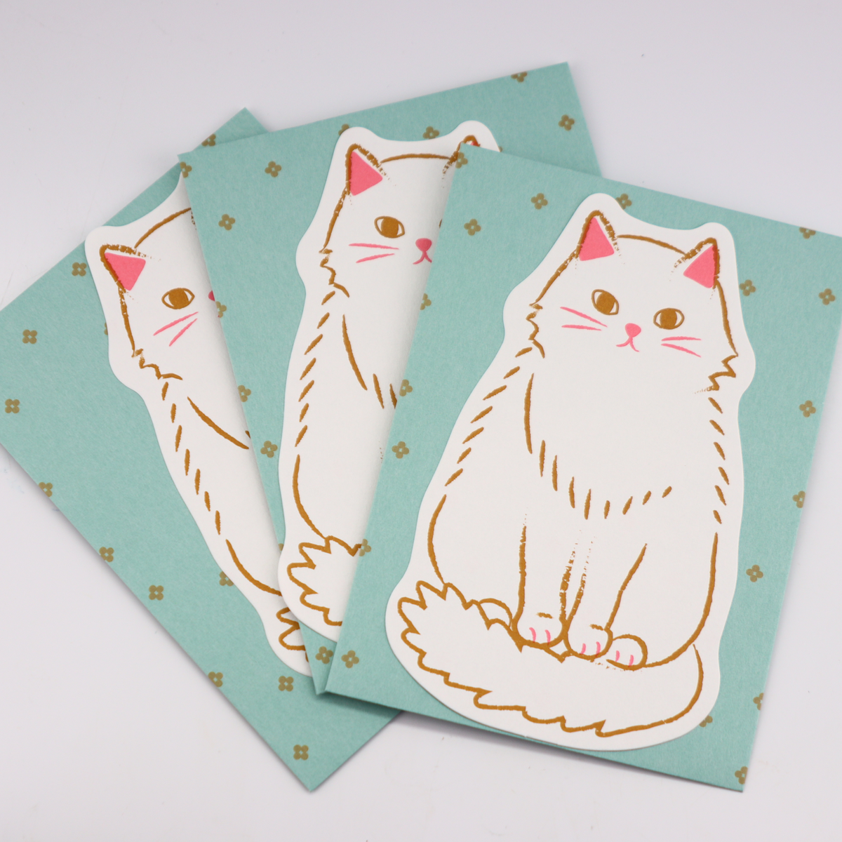 Midori Letter Set - Collage Cat