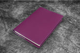 Galen Leather Co. Leather Slim A5 Notebook /Planner Cover - Purple