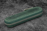 Galen Leather Co. Zippered Single Pen Case For Kaweco - Crazy Horse Forest