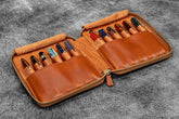 Galen Leather Co. Legacy Zip Pen Case - A6 12 Pen