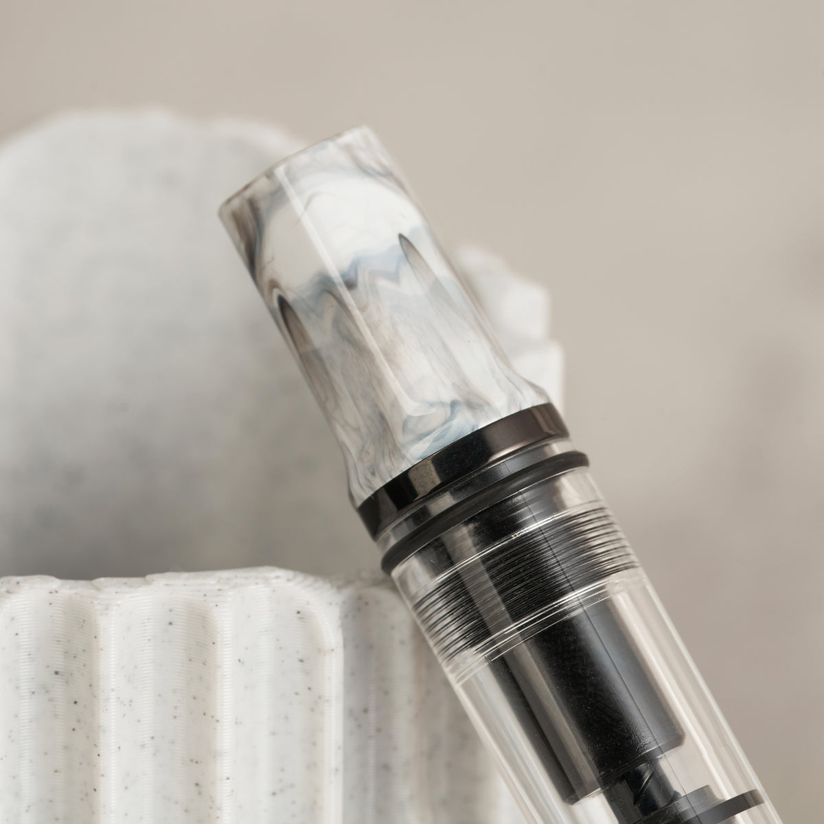 TWSBI ECO Carrara w/Onyx Fountain