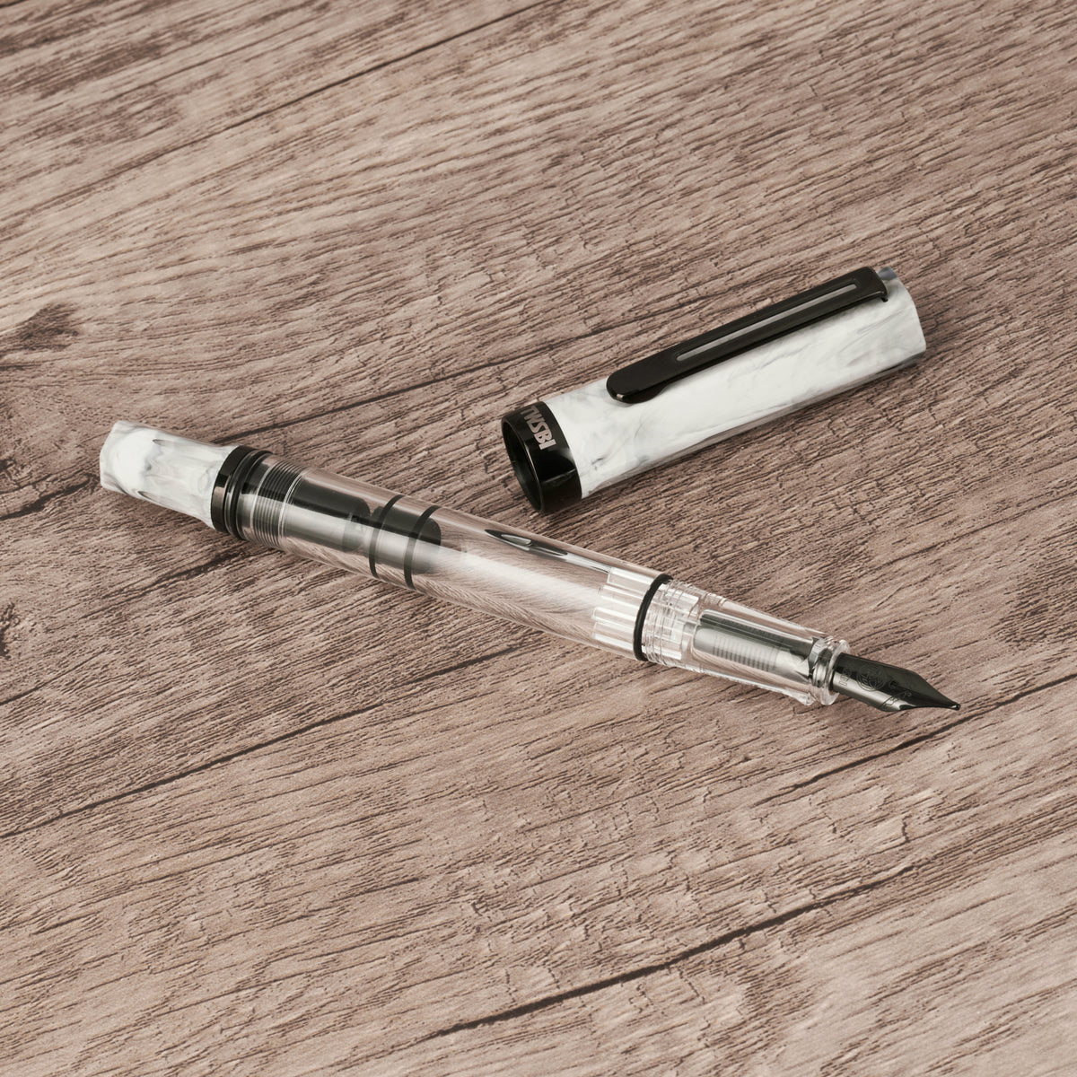 TWSBI ECO Carrara w/Onyx Fountain