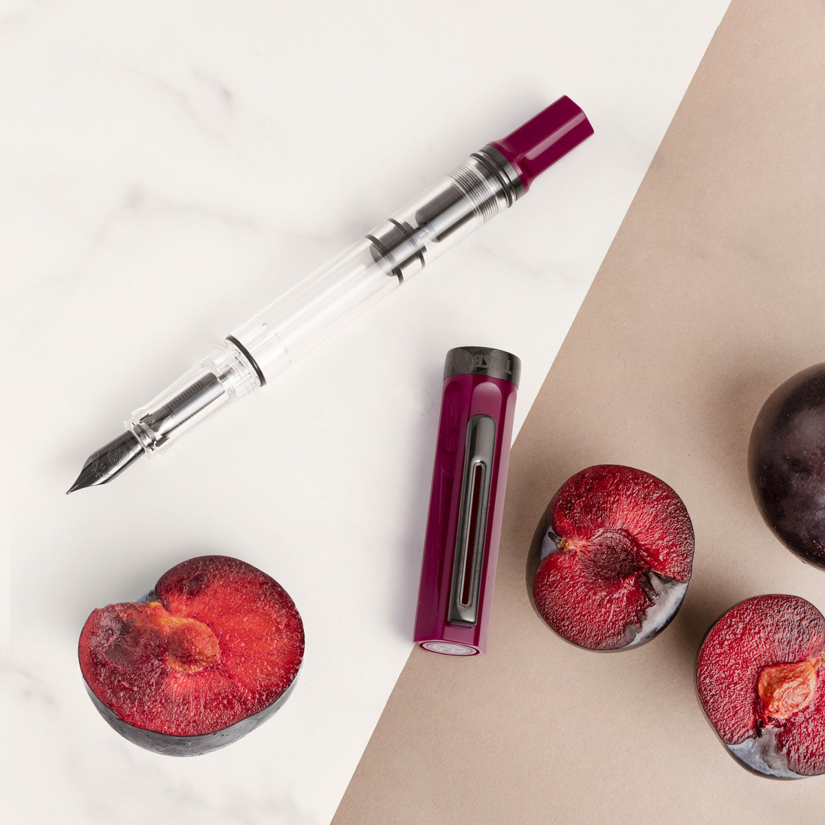 TWSBI ECO Plum w/Onyx trim Fountain