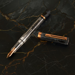 TWSBI ECO Black Marble w/Bronze Fountain