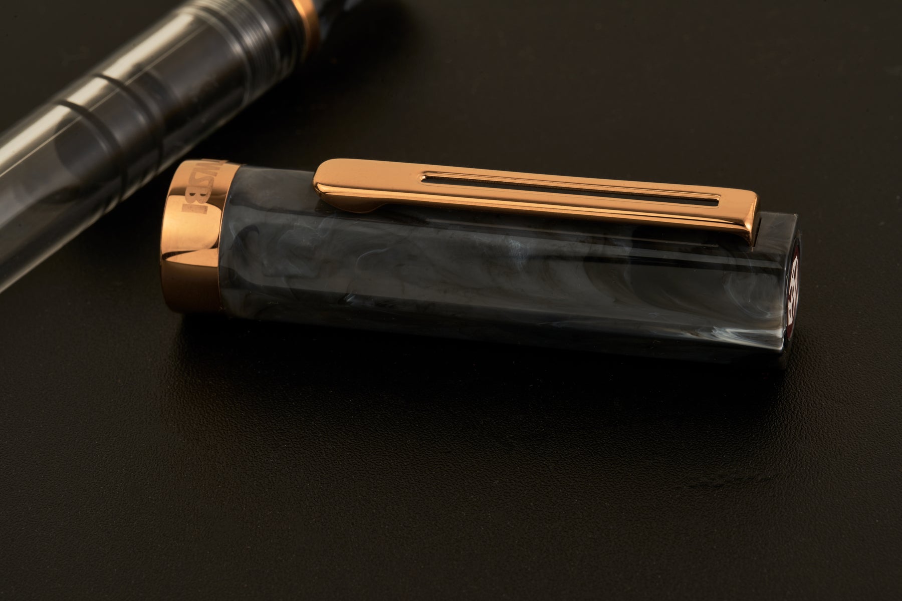 TWSBI ECO Black Marble w/Bronze Fountain