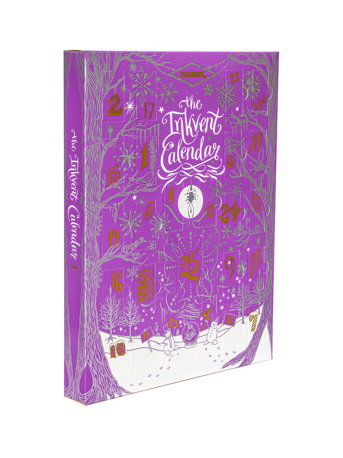 Diamine Inkvent 2023 Calendar Purple Edition