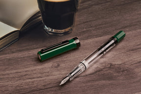 TWSBI ECO Irish Green / Onyx Fountain