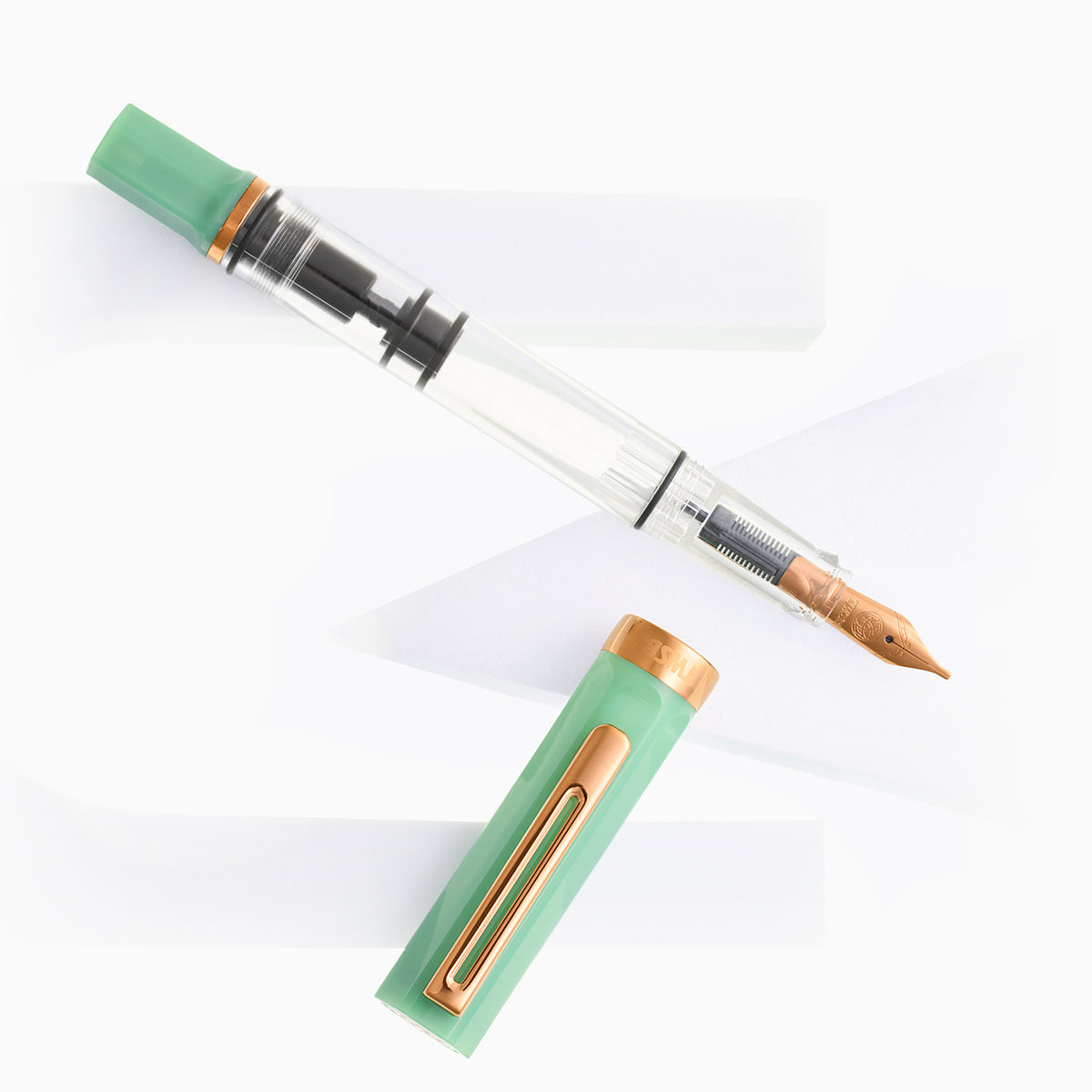 TWSBI ECO - Jade Jelly w/Bronze Trim