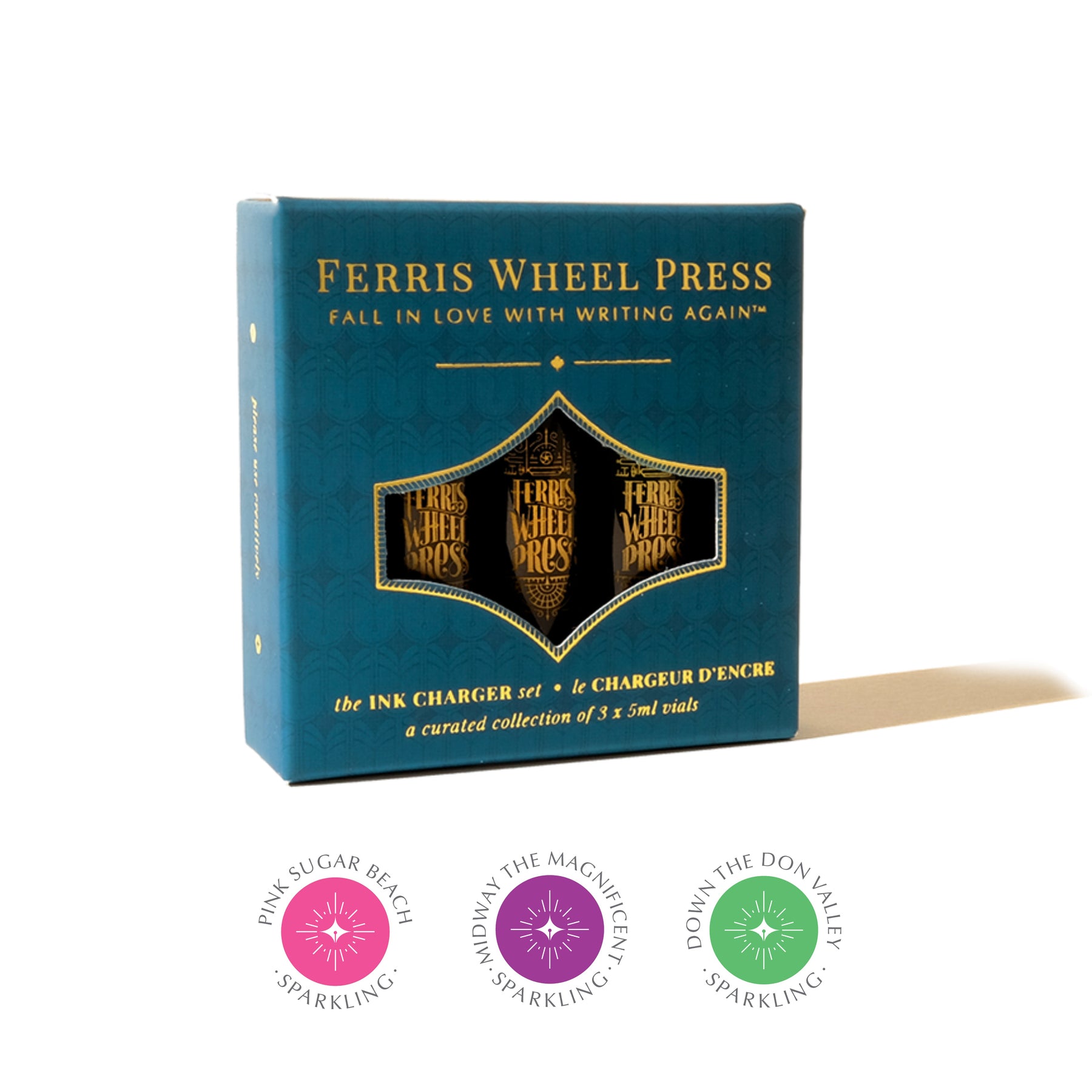 Ferris Wheel Press - Sugar Beach Collection - Charger Set