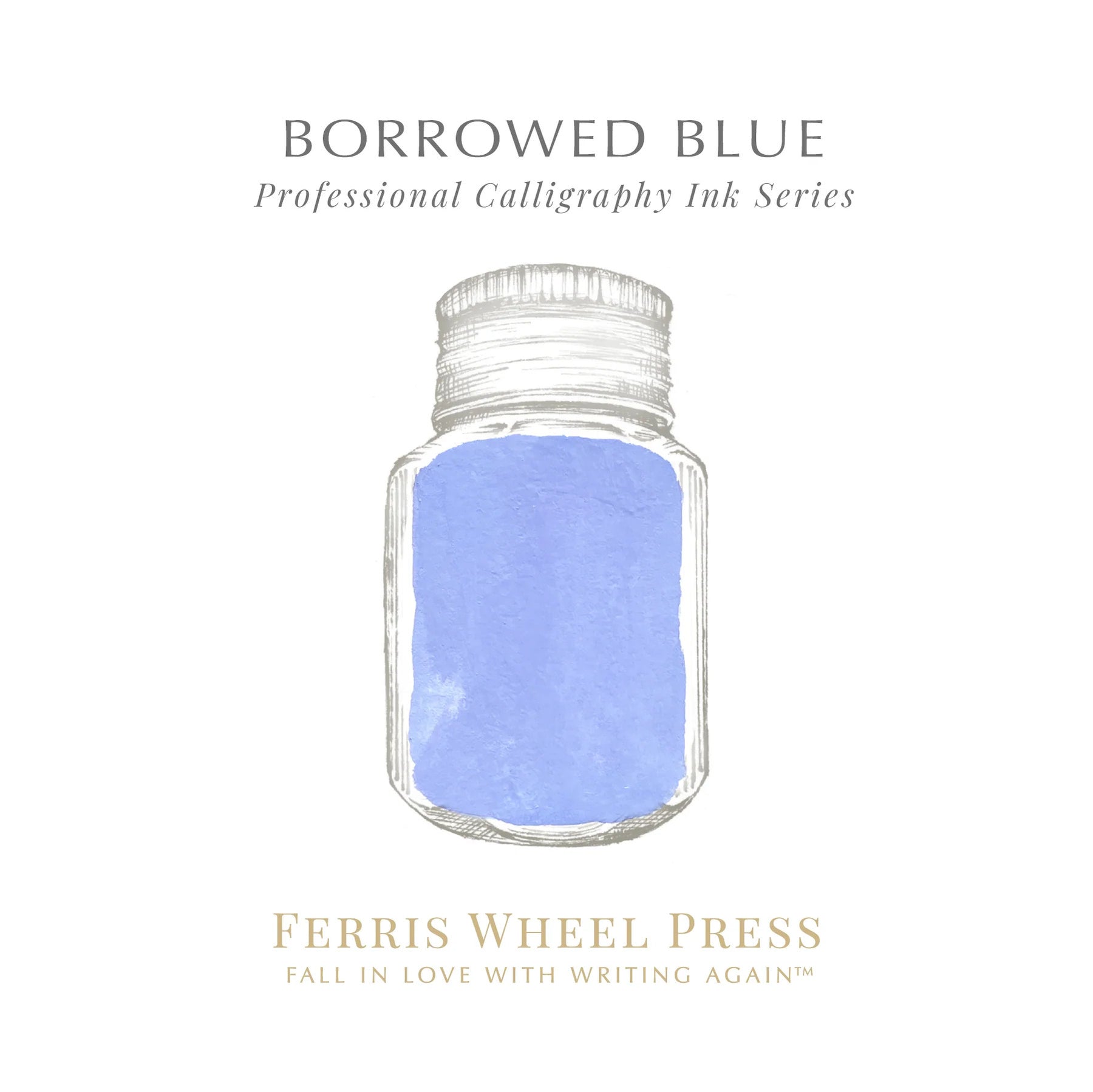 Ferris Wheel Press - Calligraphy Ink - Borrowed Blue