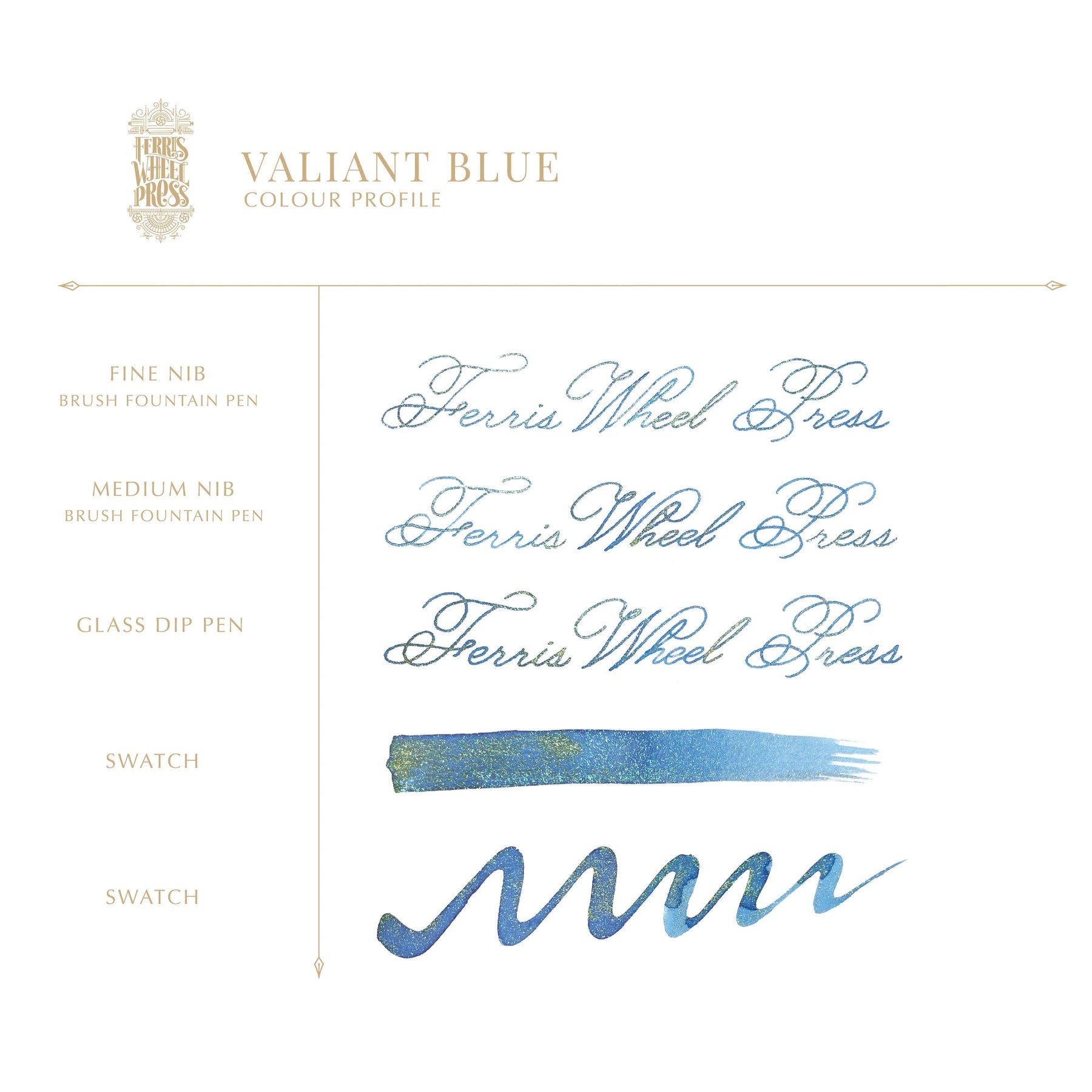 Ferris Wheel Press - The Beauty and the Beast - Valiant Blue