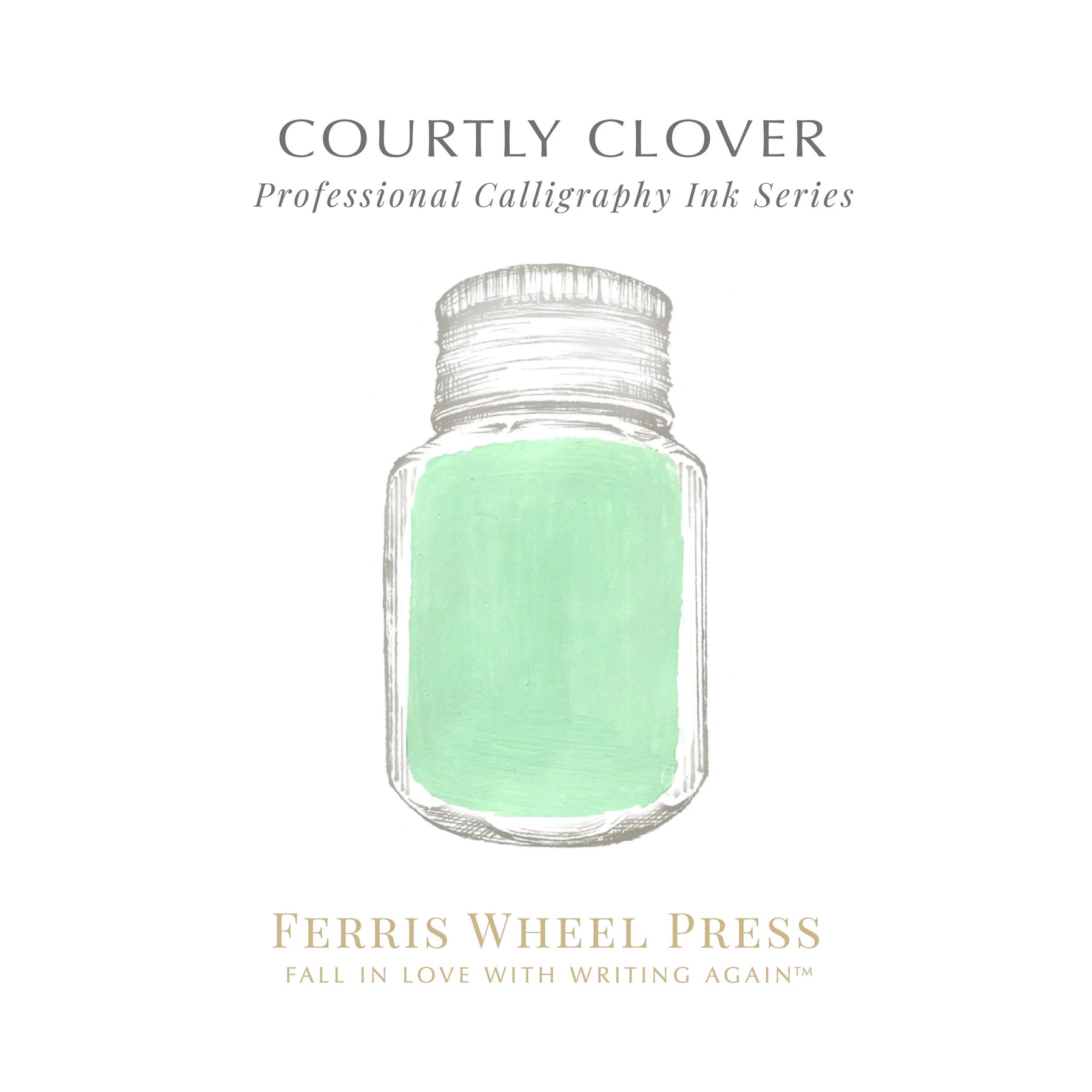 Ferris Wheel Press - Fanciful Events Calligraphy Ink - Courtly Clover