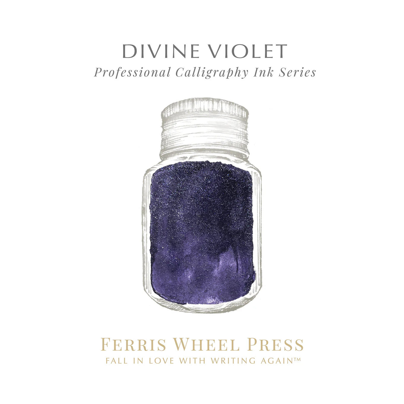 Ferris Wheel Press - Calligraphy Ink - Divine Violet