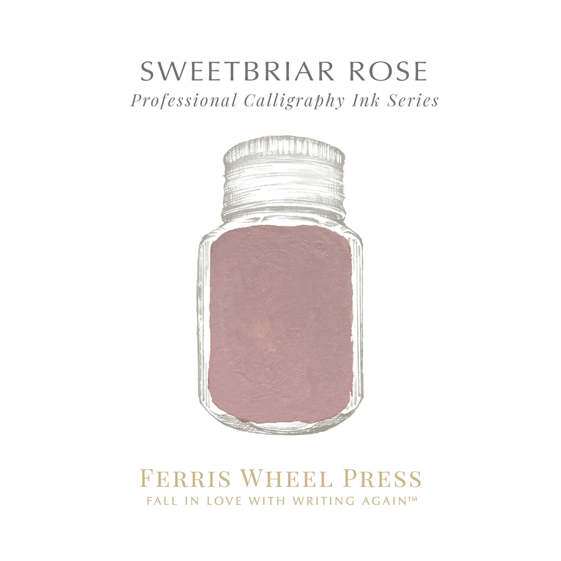 Ferris Wheel Press - Calligraphy Ink - Sweet Briar Rose