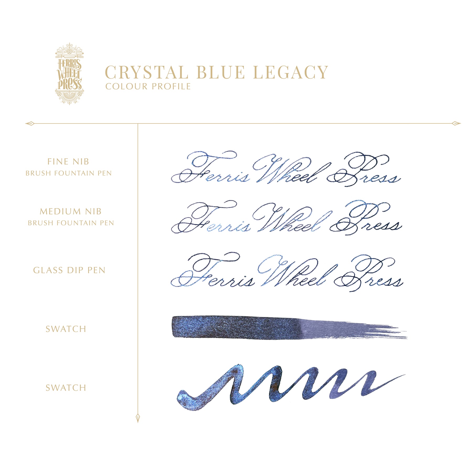 Ferris Wheel Press - Frosted Carnival Collection - Crystal Blue Legacy