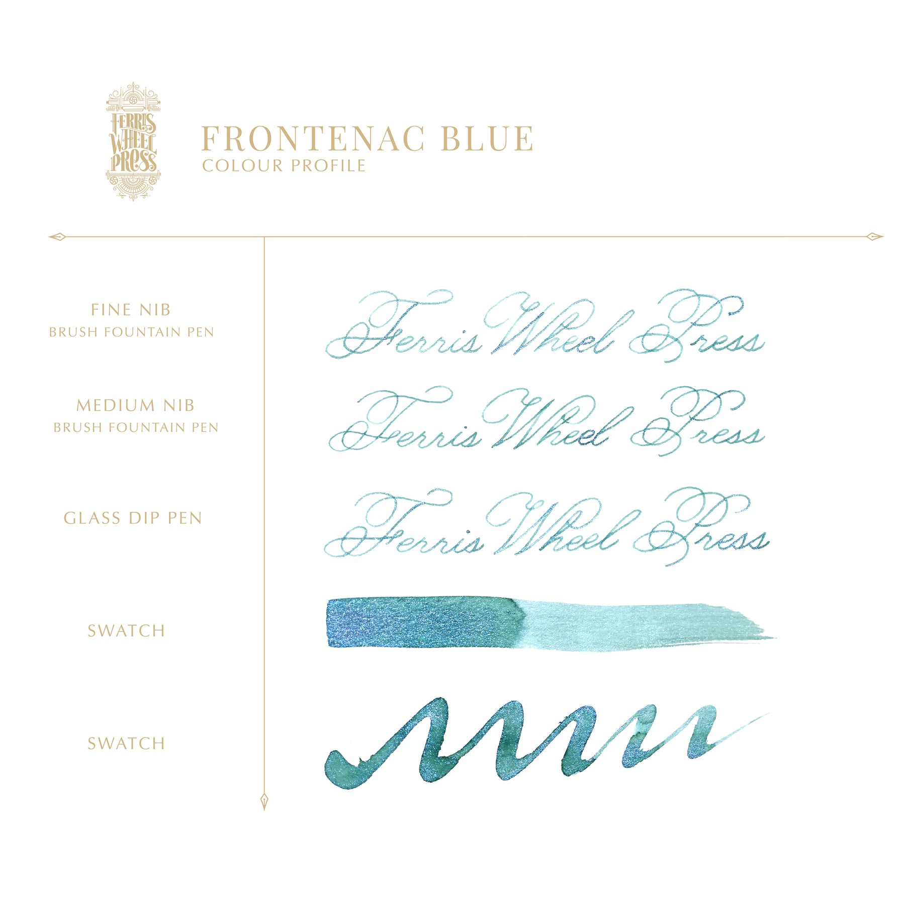 Ferris Wheel Press - Frosted Carnival Collection - Frontenac Blue