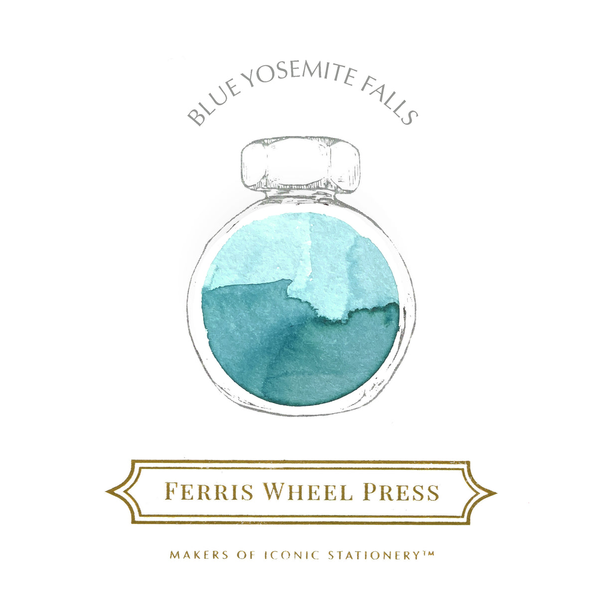 Ferris Wheel Press - Dreaming in California Collection -Blue Yosemite Falls
