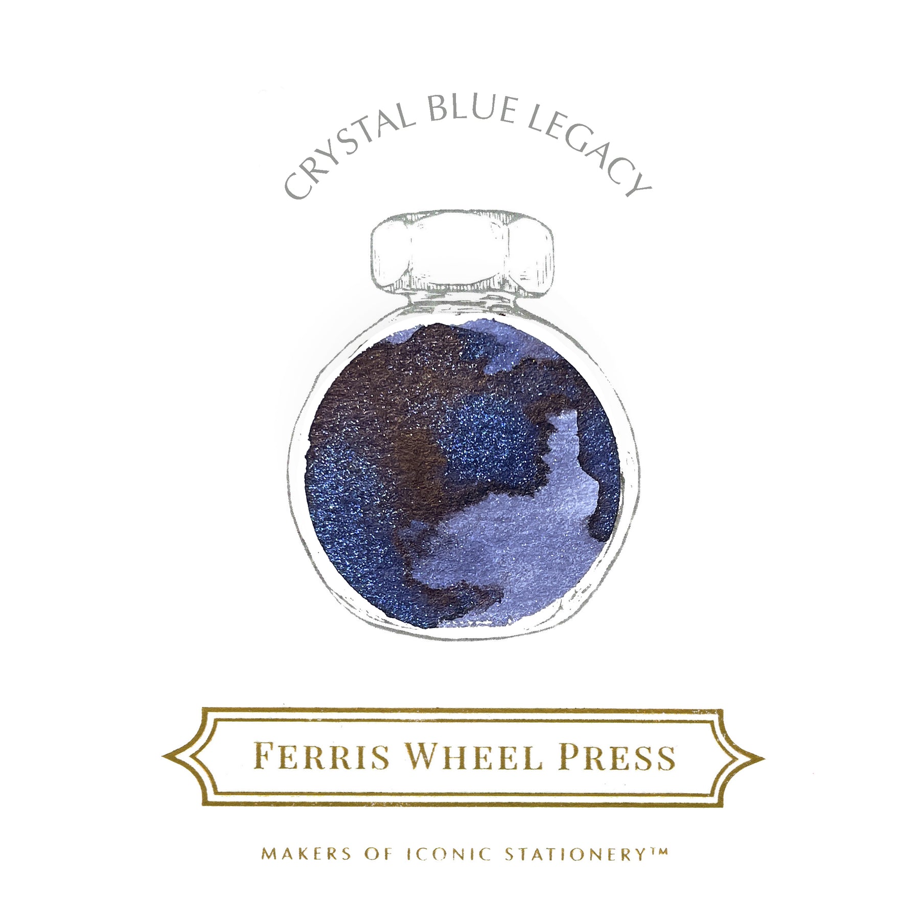 Ferris Wheel Press - Frosted Carnival Collection - Crystal Blue Legacy