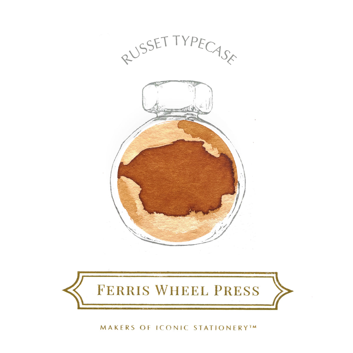 Ferris Wheel Press The Print Shoppe Collection - Russet Typecase