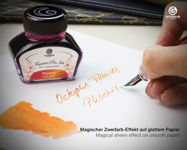 Octopus Sheening Ink- Orange Phoenix