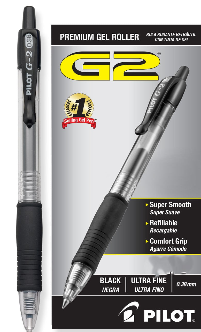 Pilot - G2 Retractable Gel Pen Black