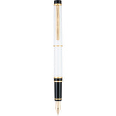 Pilot Grance Pearl White with Gold Trim Fountain