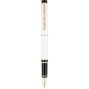 Pilot Grance - Pearl White with Gold Trim Fountain