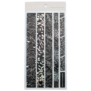 STICKII Sticker Sheet -  Holo Foliage Washi Strips