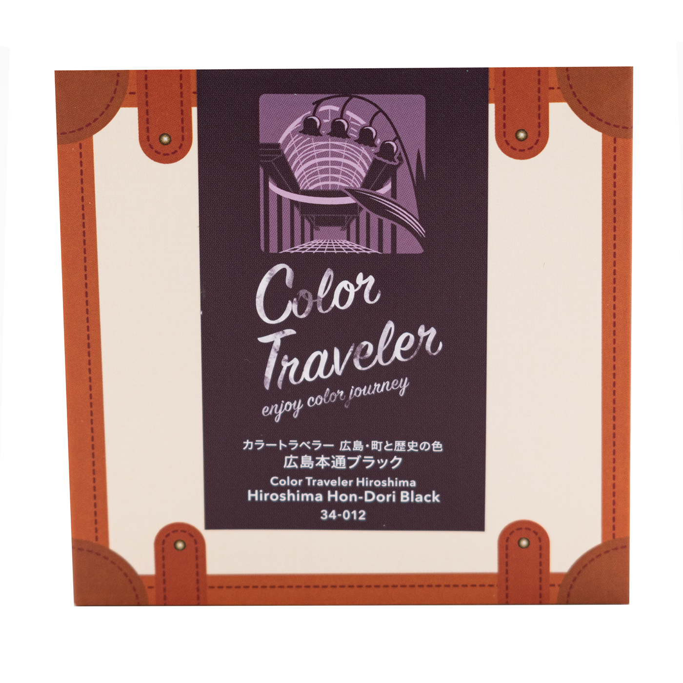 Color Traveler Hiroshima Hon-Dori Black Ink