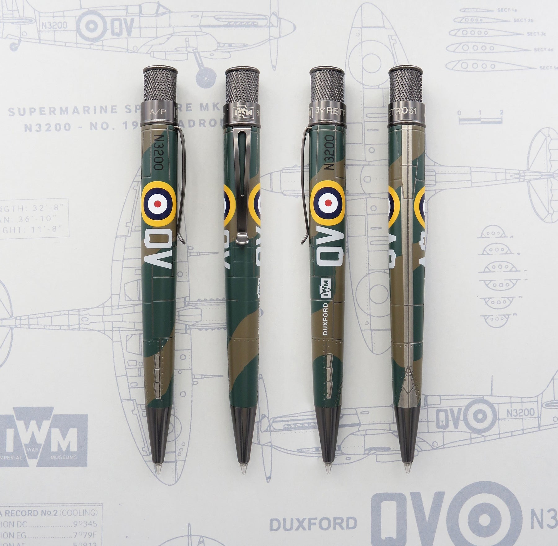 Retro 1951 Spitfire N3200 Rollerball