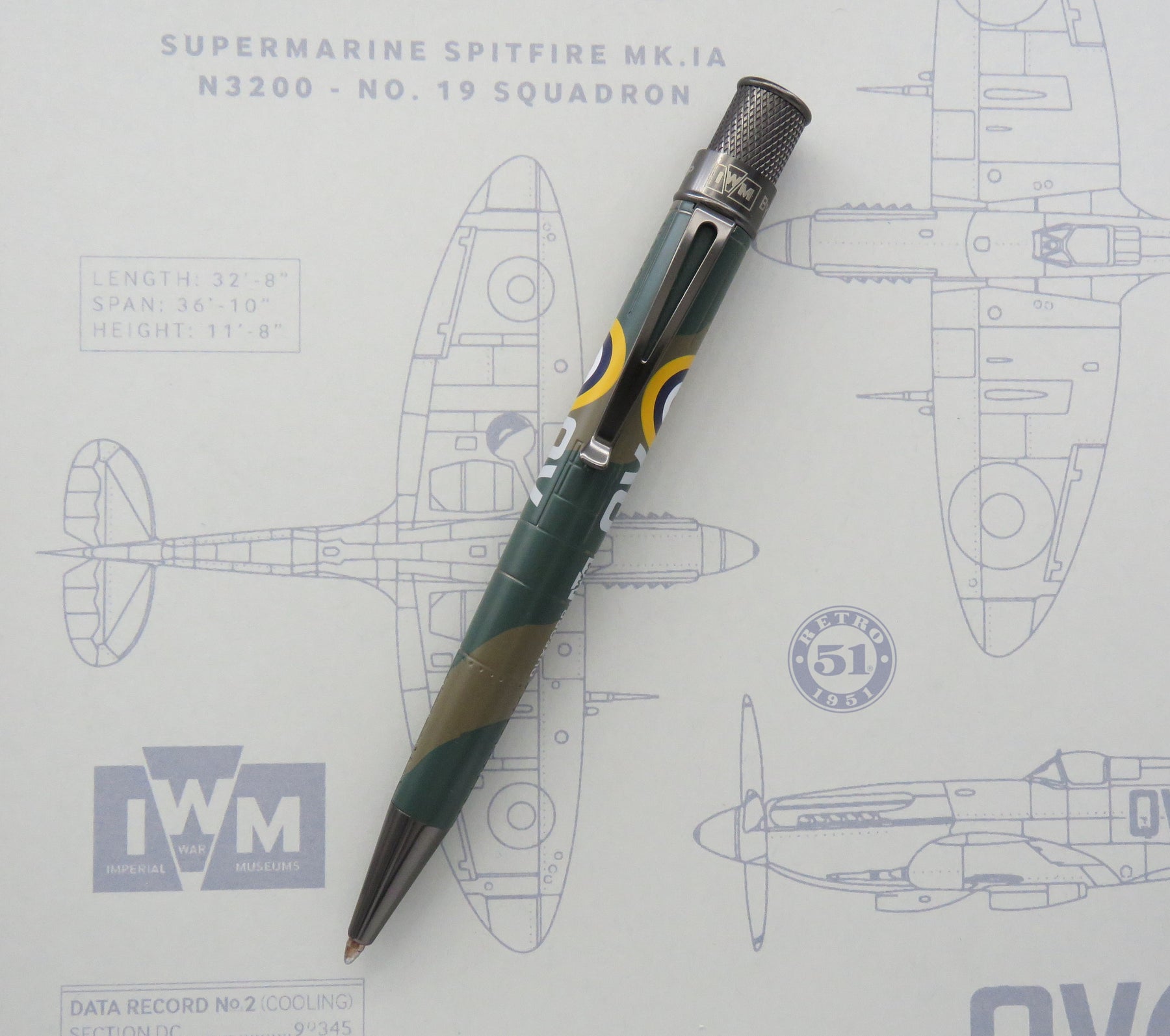 Retro 1951 Spitfire N3200 Rollerball