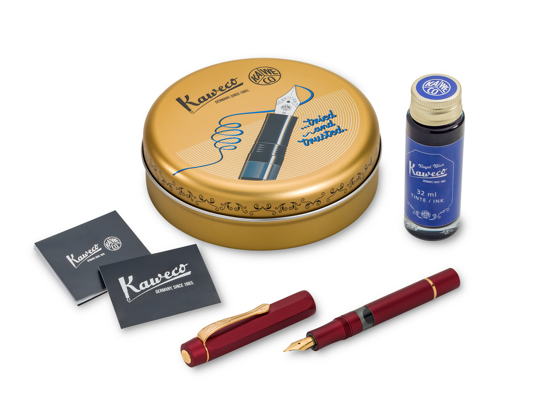 Kaweco Sport Piston - AL Bordeaux Fountain