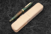 Galen Leather Co. Zipper Magnum Opus Single Slot Hard Pen Case - Undyed