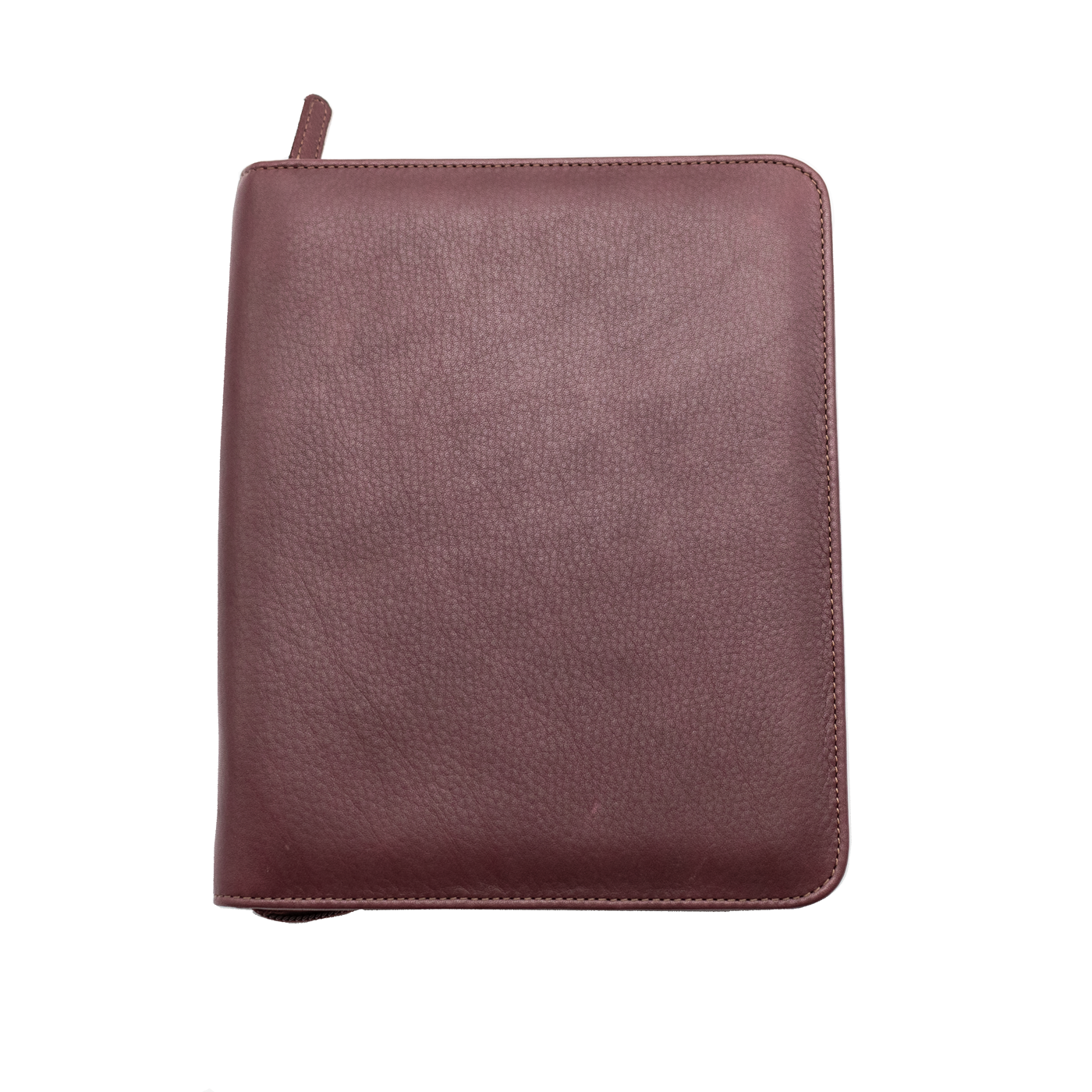 Nagasawa Leather 10 Pen Zip Case Bordeaux