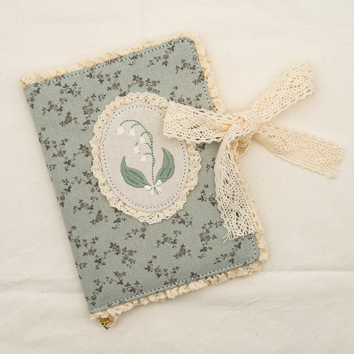 Leelajournals - Notebook Cover - Lily Of The Valley - B6