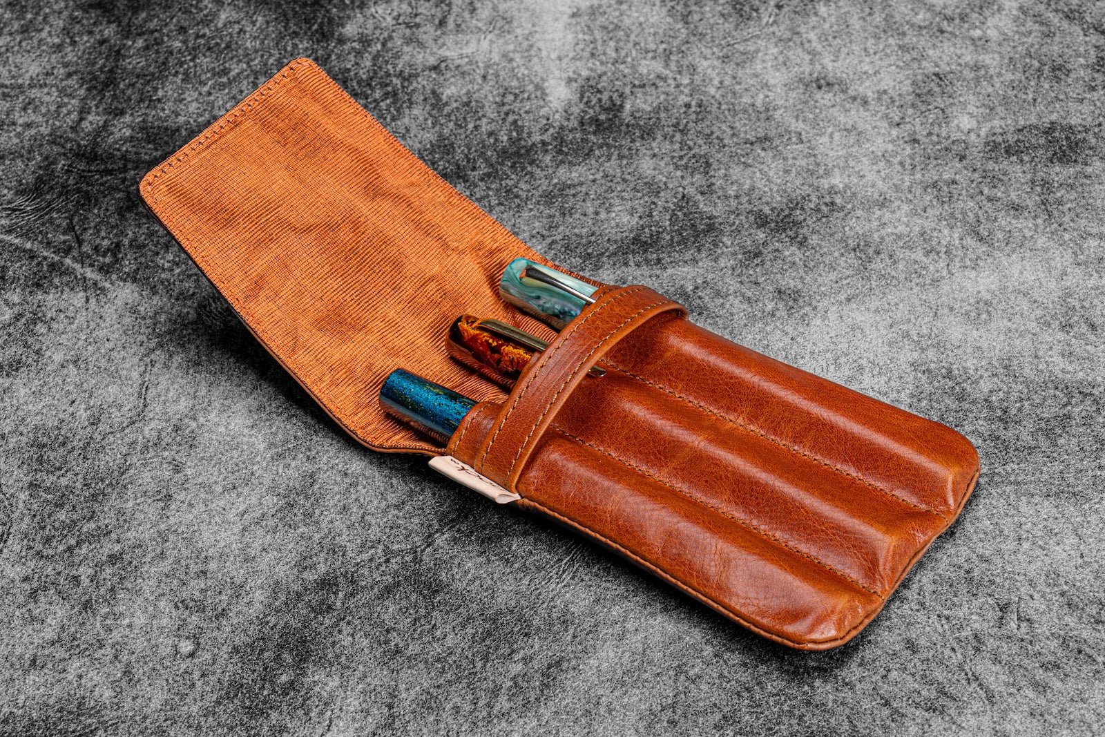Galen Leather Co. Legacy Collection Galen X Nock Co - Lookout Pen Case