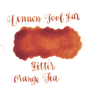 Deep orange ink swatch on a white background. Lennon Tool Bar 'Bitter Orange Tea'