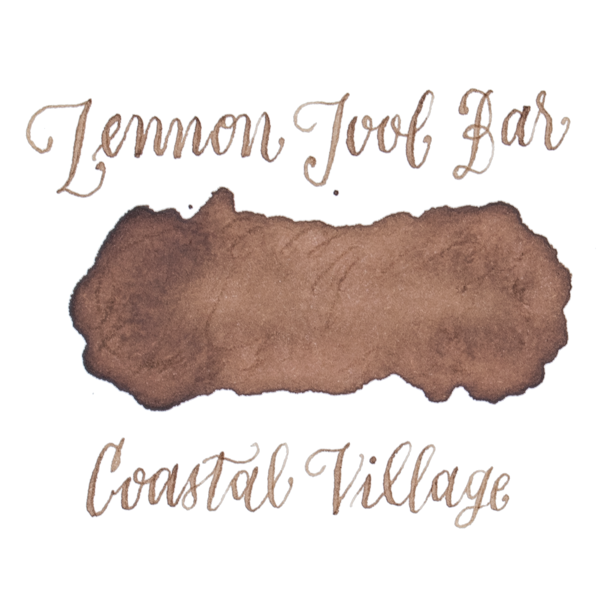 Cool-toned brown ink swatch on a white background. Lennon Tool Bar 'Coastal Village'