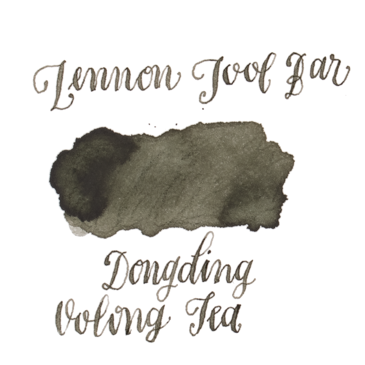 Gray ink swatch on a white background. Lennon Tool Bar 'Dongding Oolong Tea'