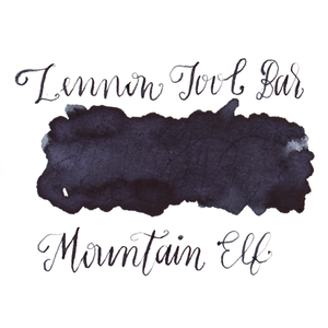 Dark navy blue ink swatch on a white background. Lennon Tool Bar 'Mountain Elf'