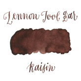 Dark neutral brown ink swatch on a white background. Lennon Tool Bar 'Raisin'