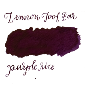 Dark magenta ink swatch on a white background. Lennon Tool Bar 'Purple Rice'