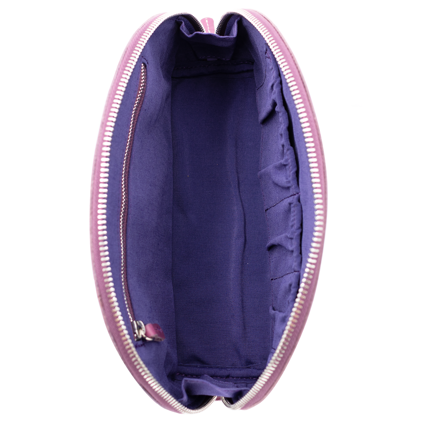Galen Leather Co. Leather Lunar Makeup / Toiletry bag - Purple