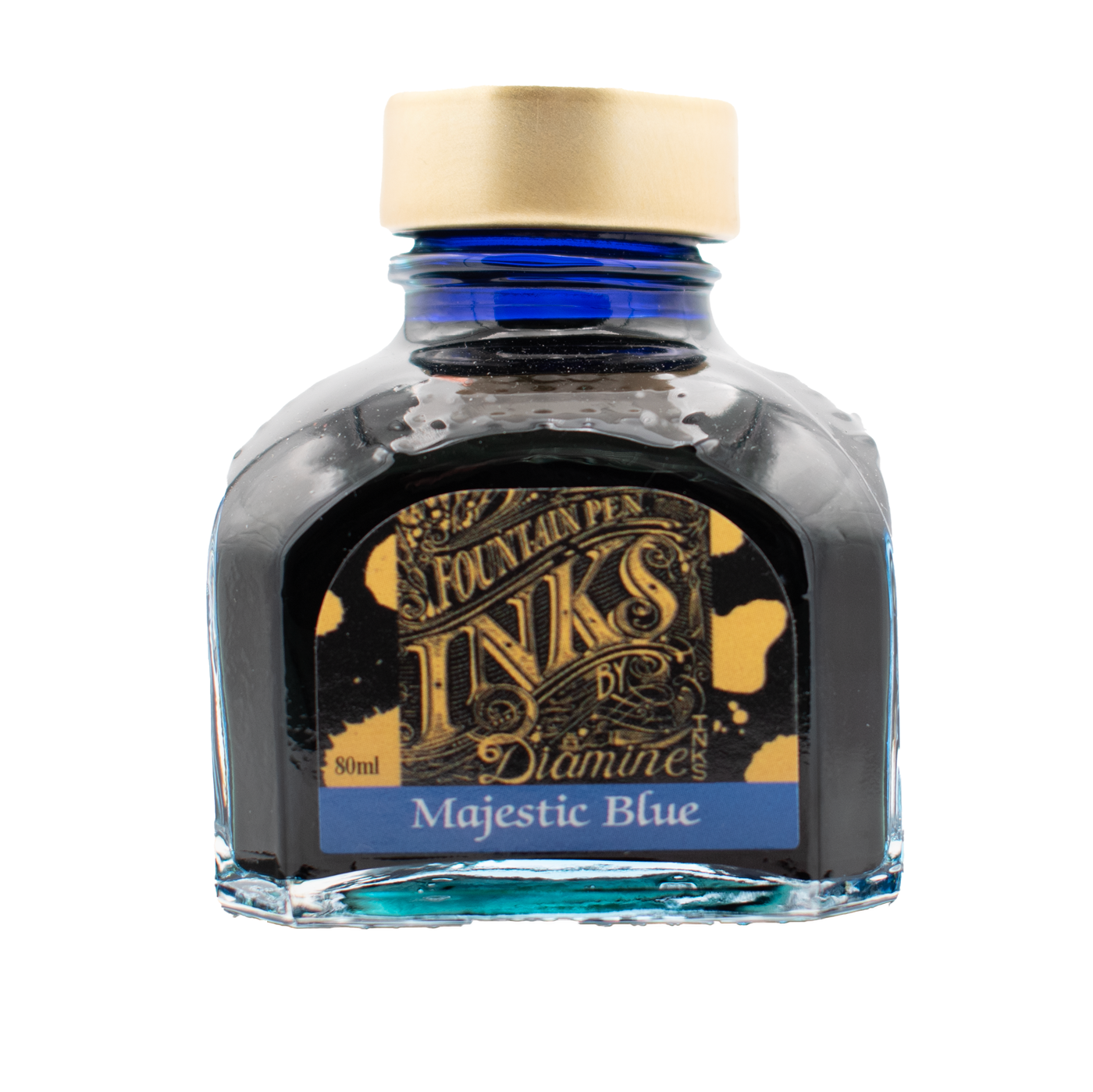 Diamine Majestic Blue Ink - 80 ml Bottle