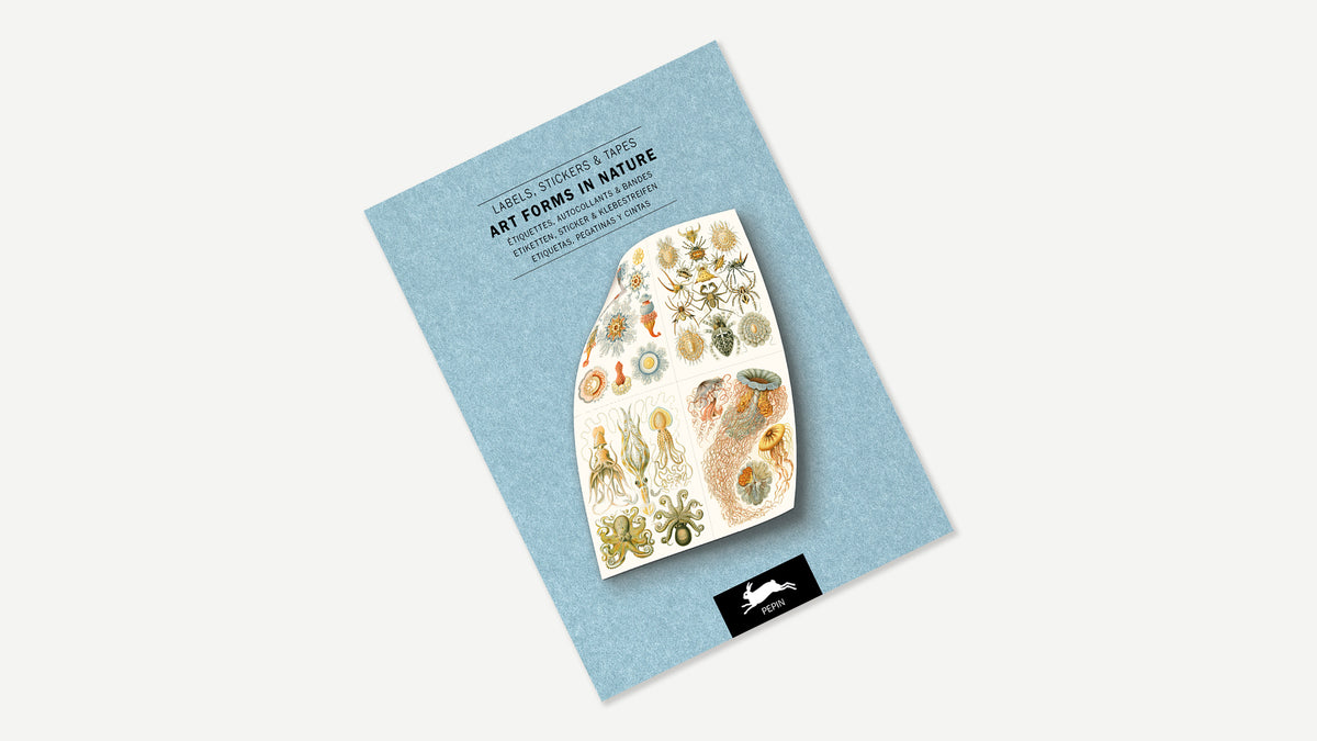 Pepin Label, Sticker & Tape Book - Art Forms In Nature