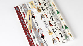 Pepin Label, Sticker & Tape Book - Vintage Fashion