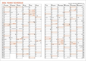 Kokuyo Campus 2026 Monthly Diary Horizontal A5
